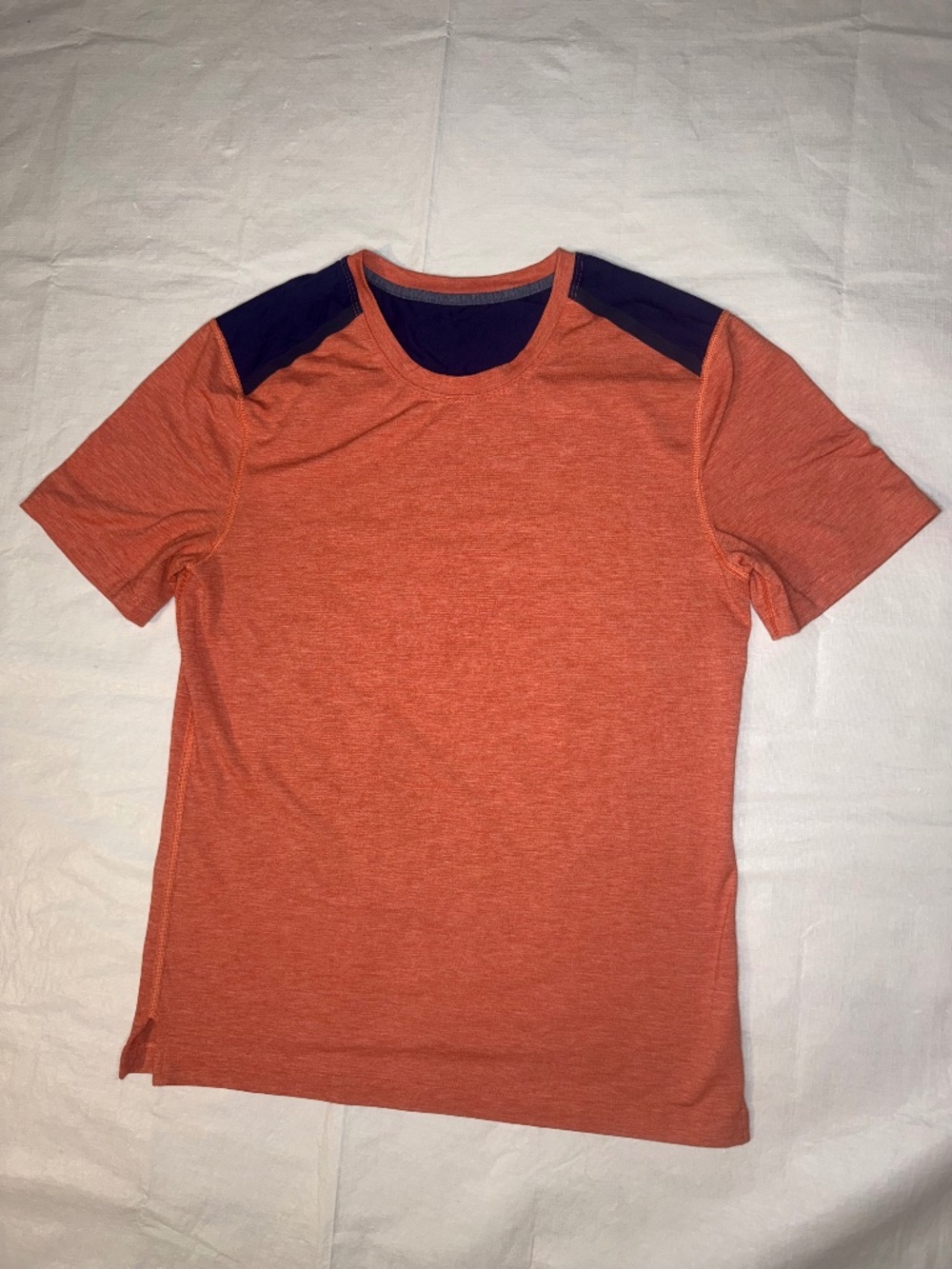 Lululemon Men's Pink Athletic Shorts Sleeve T-Shirt